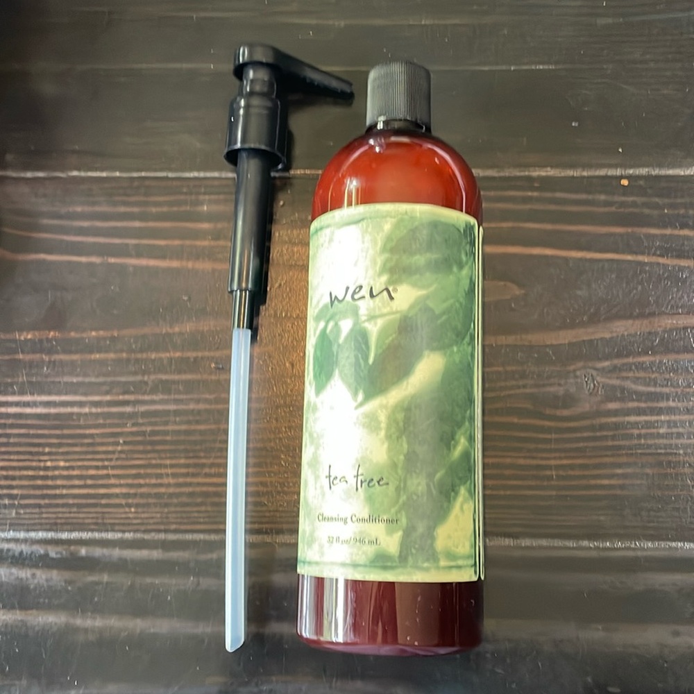 🖤 WEN Tea Tree Cleansing Conditioner & Pump 32oz NEW! Sealed.